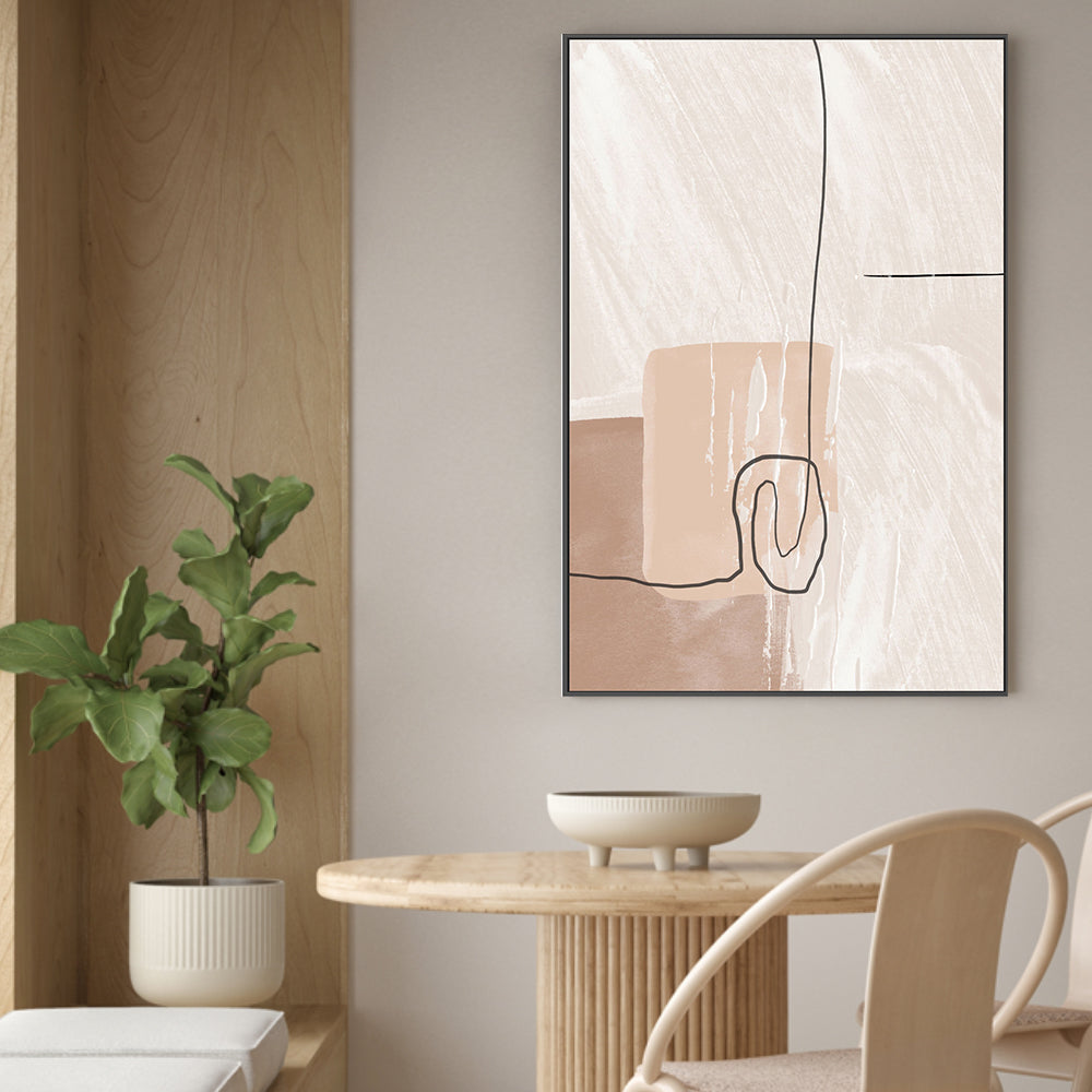 wall-art-print-canvas-poster-framed-Creamy, Style C , By Sally Ann Moss-GIOIA-WALL-ART