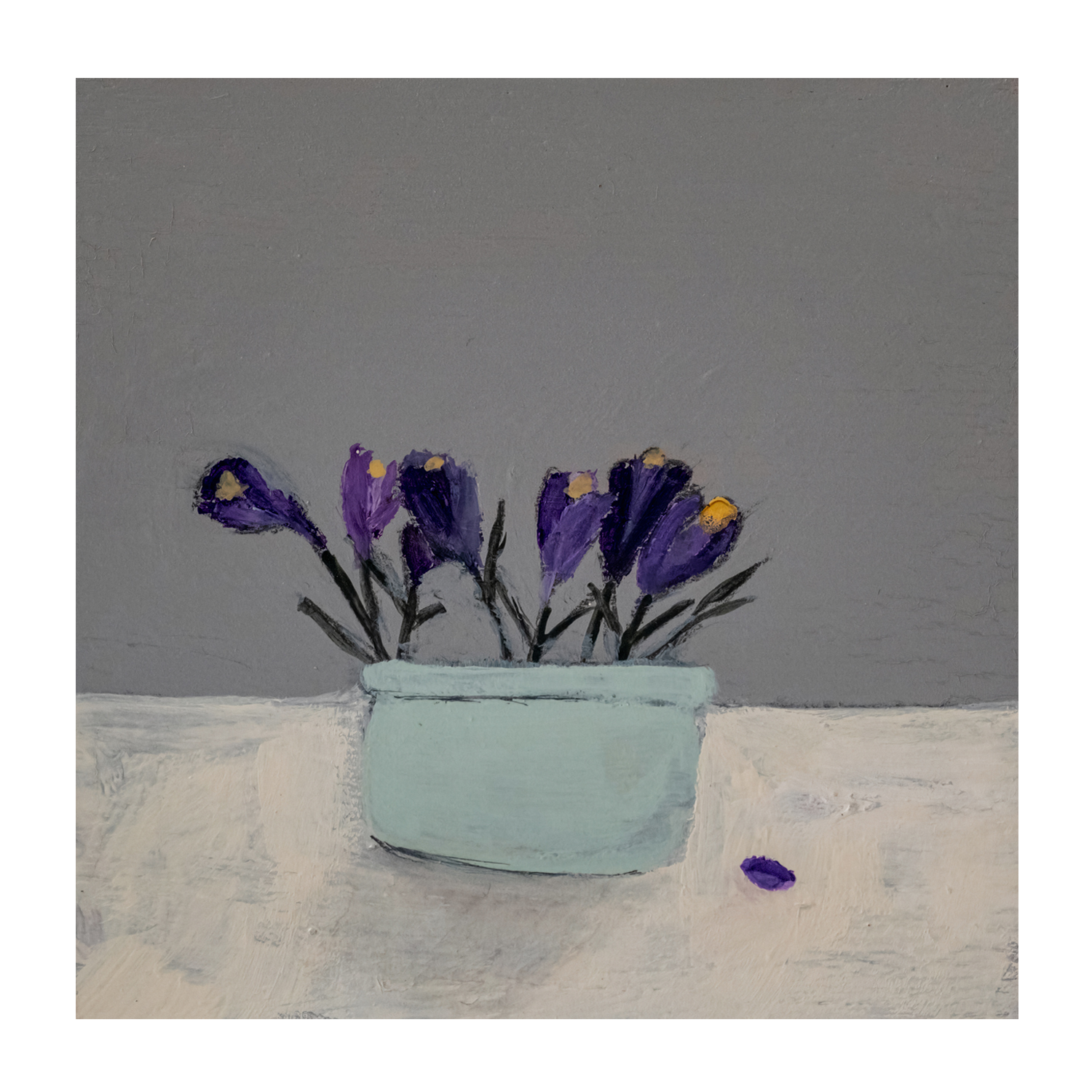 wall-art-print-canvas-poster-framed-Crocus , By Louise O'hara-1