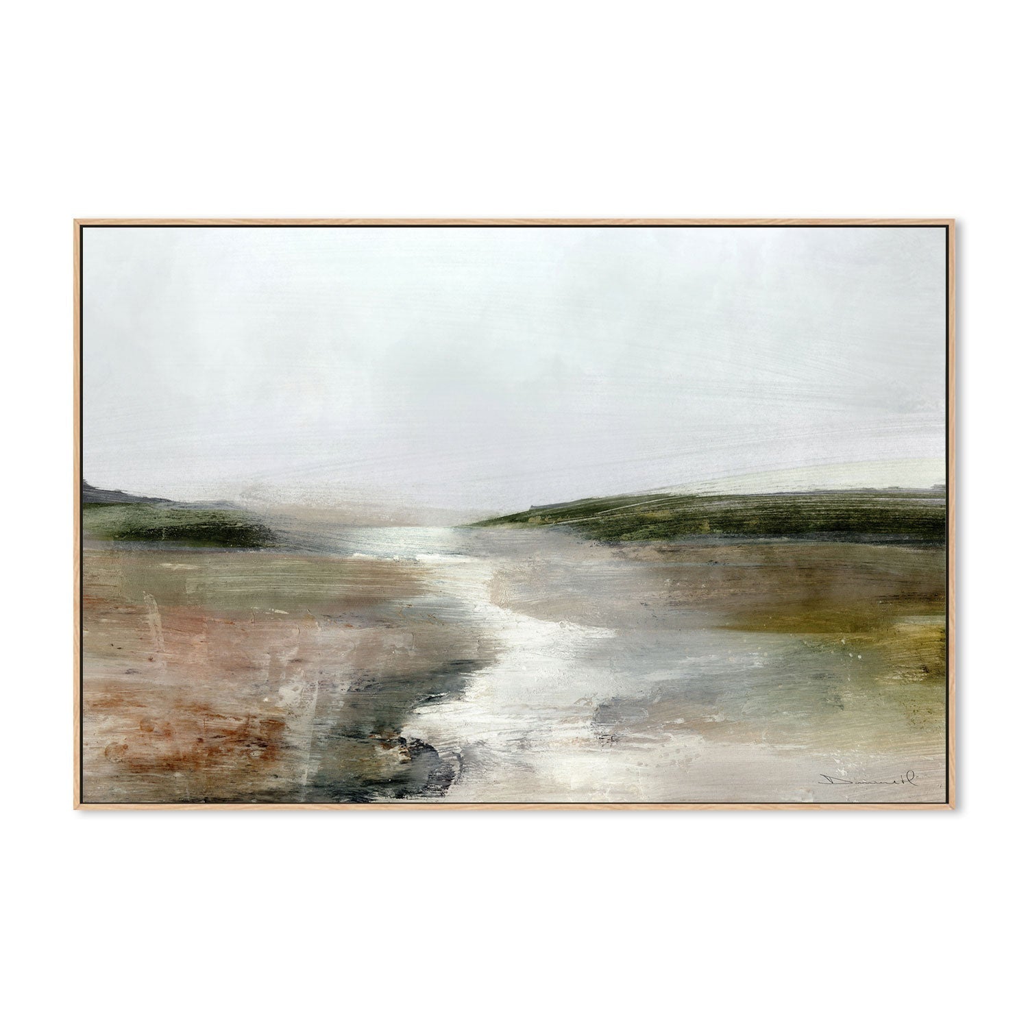 wall-art-print-canvas-poster-framed-Crystal River , By Dan Hobday-by-Dan Hobday-Gioia Wall Art