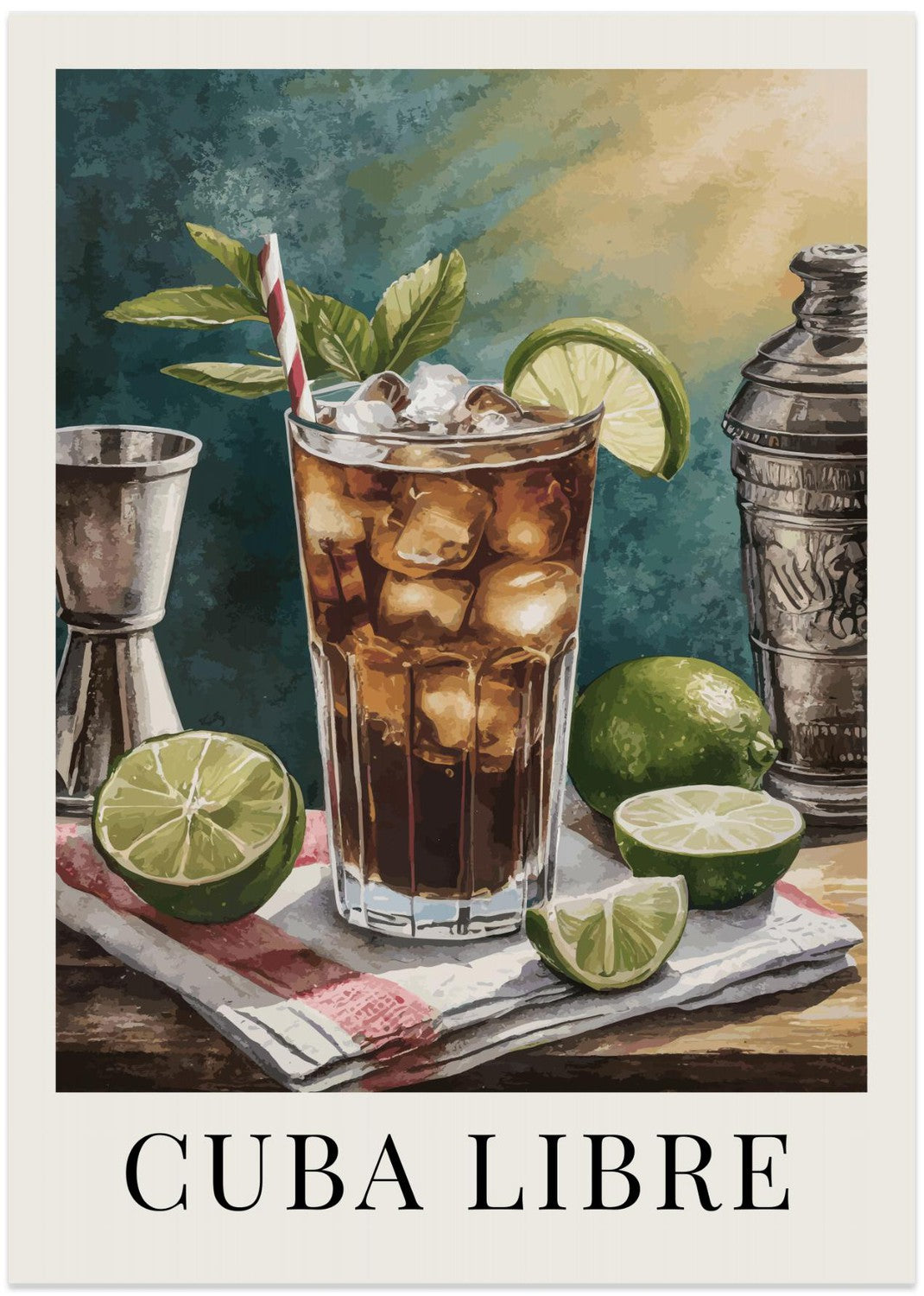 wall-art-print-canvas-poster-framed-Cuba Libre , By Andreas Magnusson-1