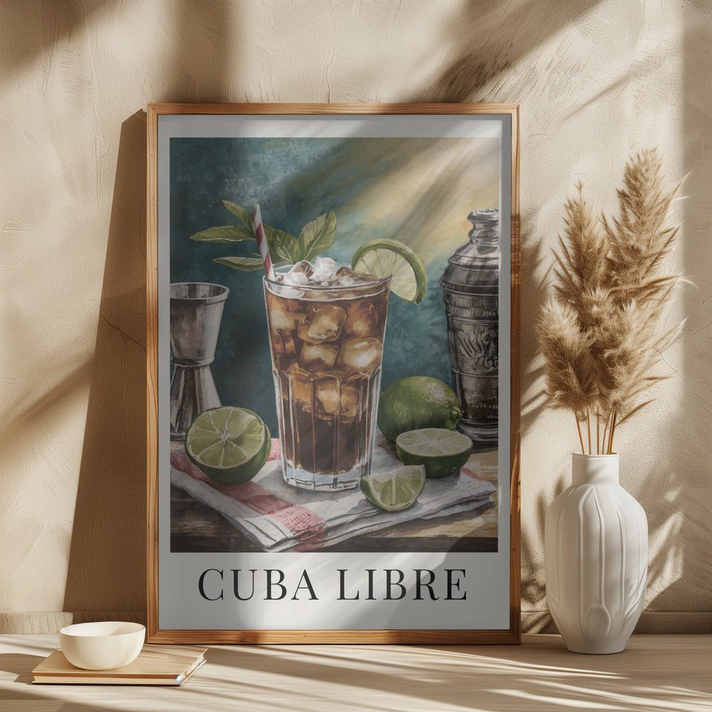 wall-art-print-canvas-poster-framed-Cuba Libre , By Andreas Magnusson-2