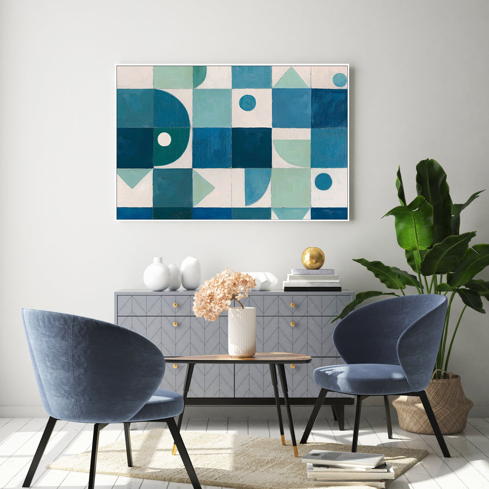 wall-art-print-canvas-poster-framed-Cubic Harmony , By Wild Apple-7