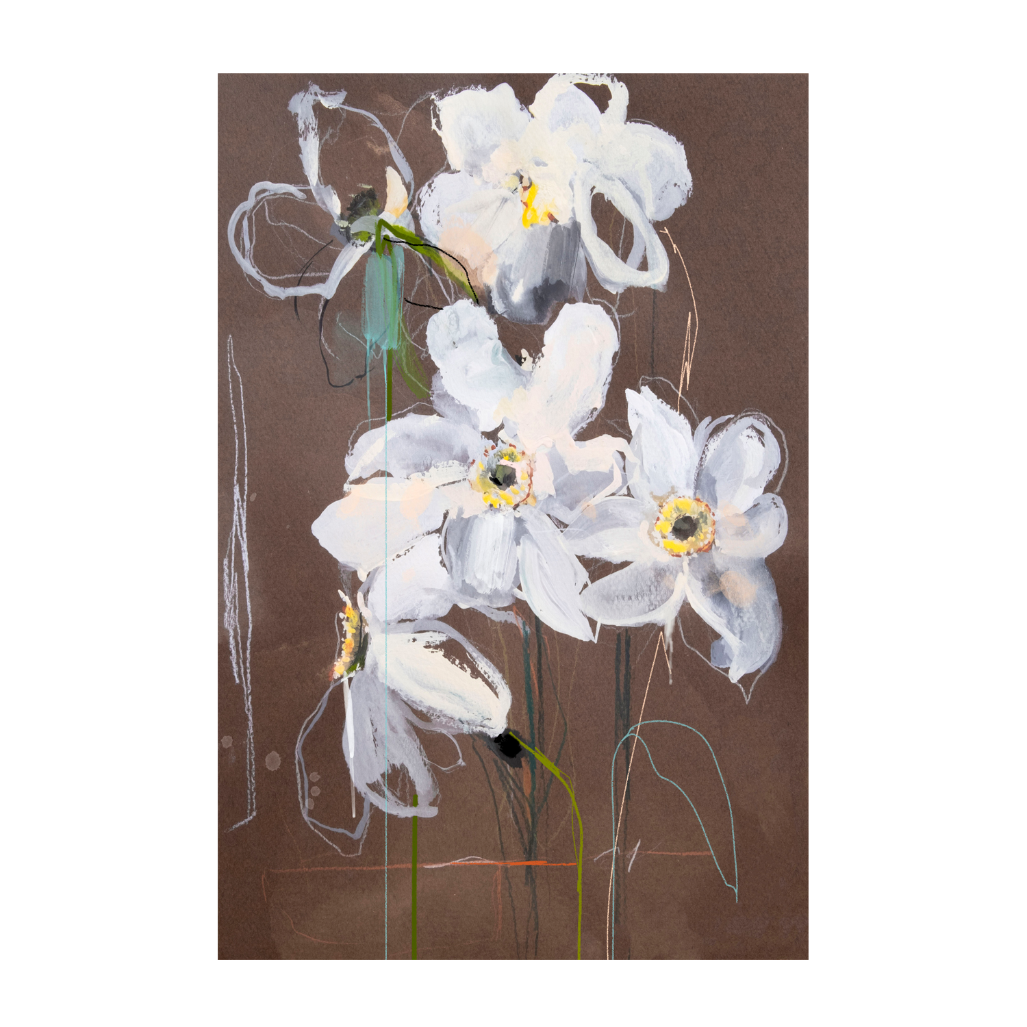 wall-art-print-canvas-poster-framed-Daffodil , By Leigh Viner-1