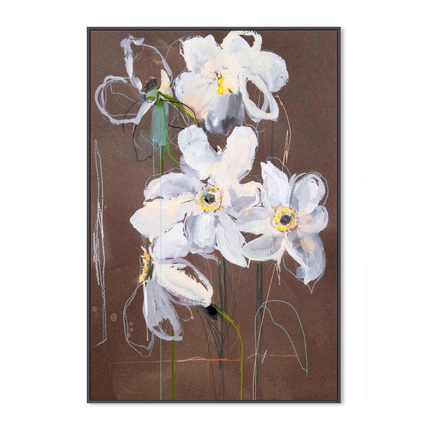 wall-art-print-canvas-poster-framed-Daffodil , By Leigh Viner-3