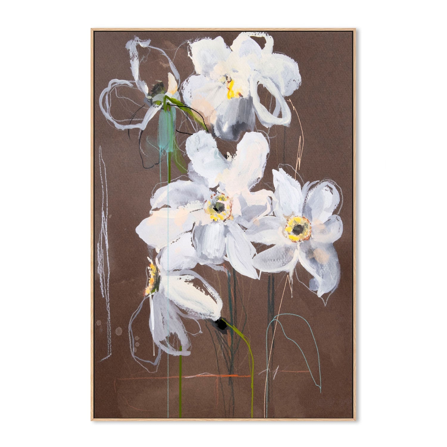 wall-art-print-canvas-poster-framed-Daffodil , By Leigh Viner-4