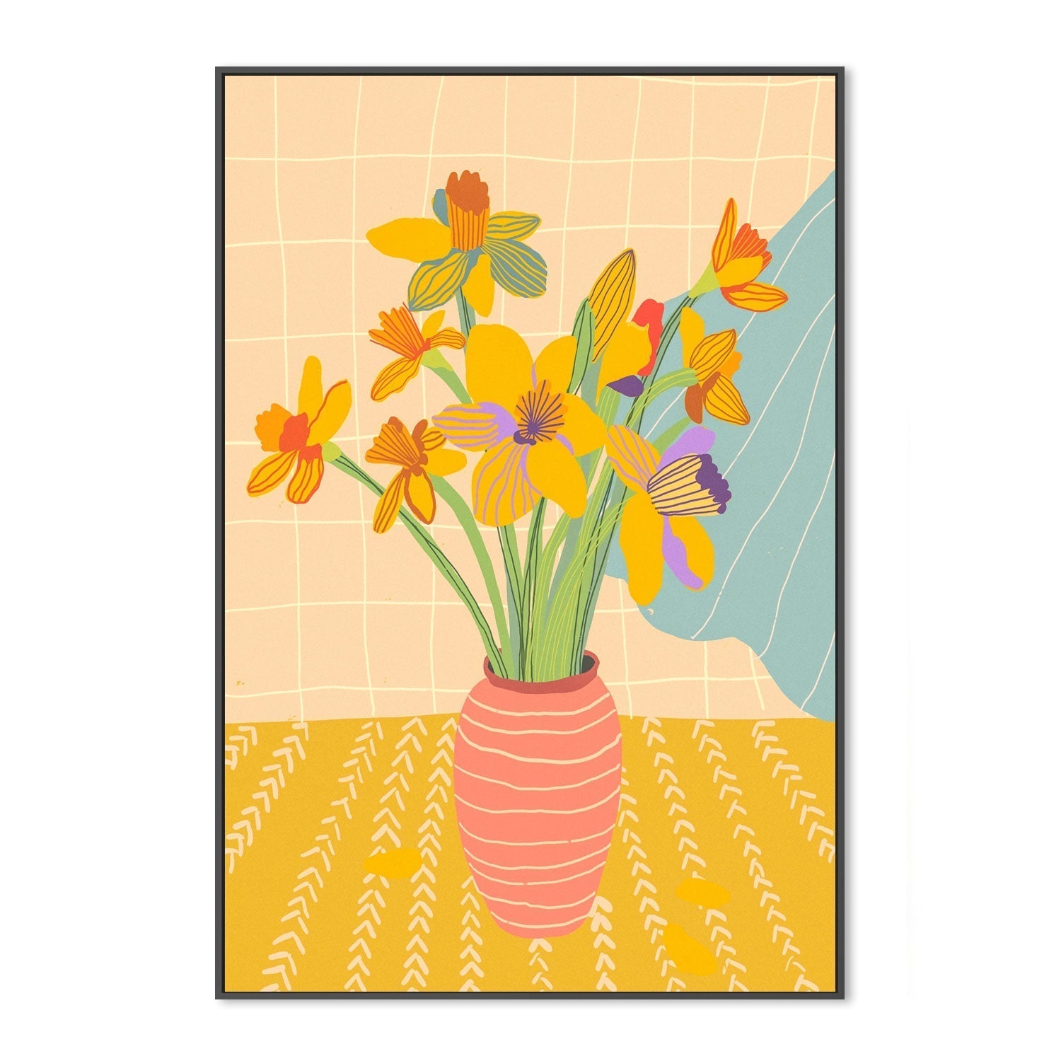 wall-art-print-canvas-poster-framed-Daffodils , By Gigi Rosado-GIOIA-WALL-ART