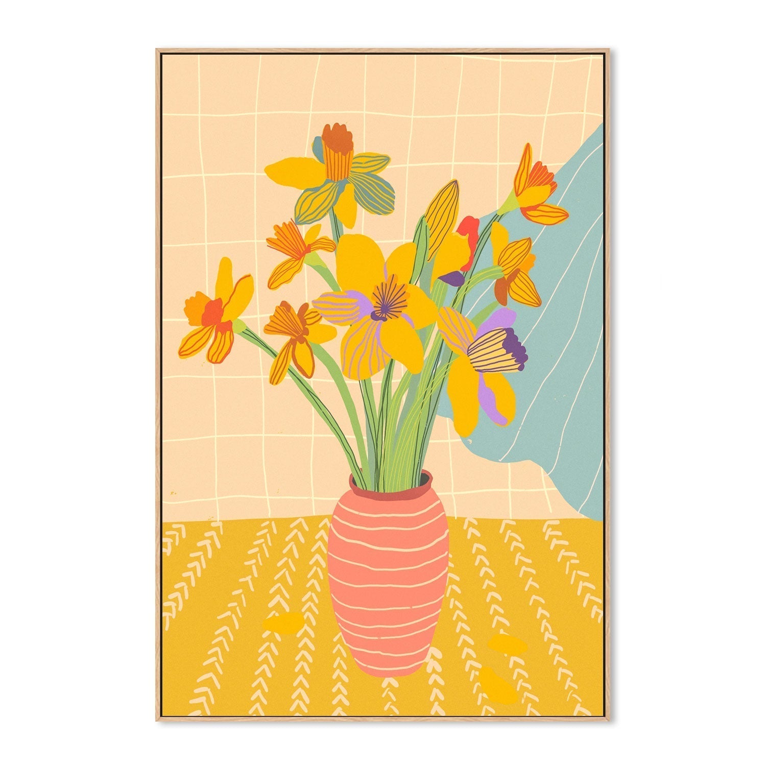 wall-art-print-canvas-poster-framed-Daffodils , By Gigi Rosado-GIOIA-WALL-ART