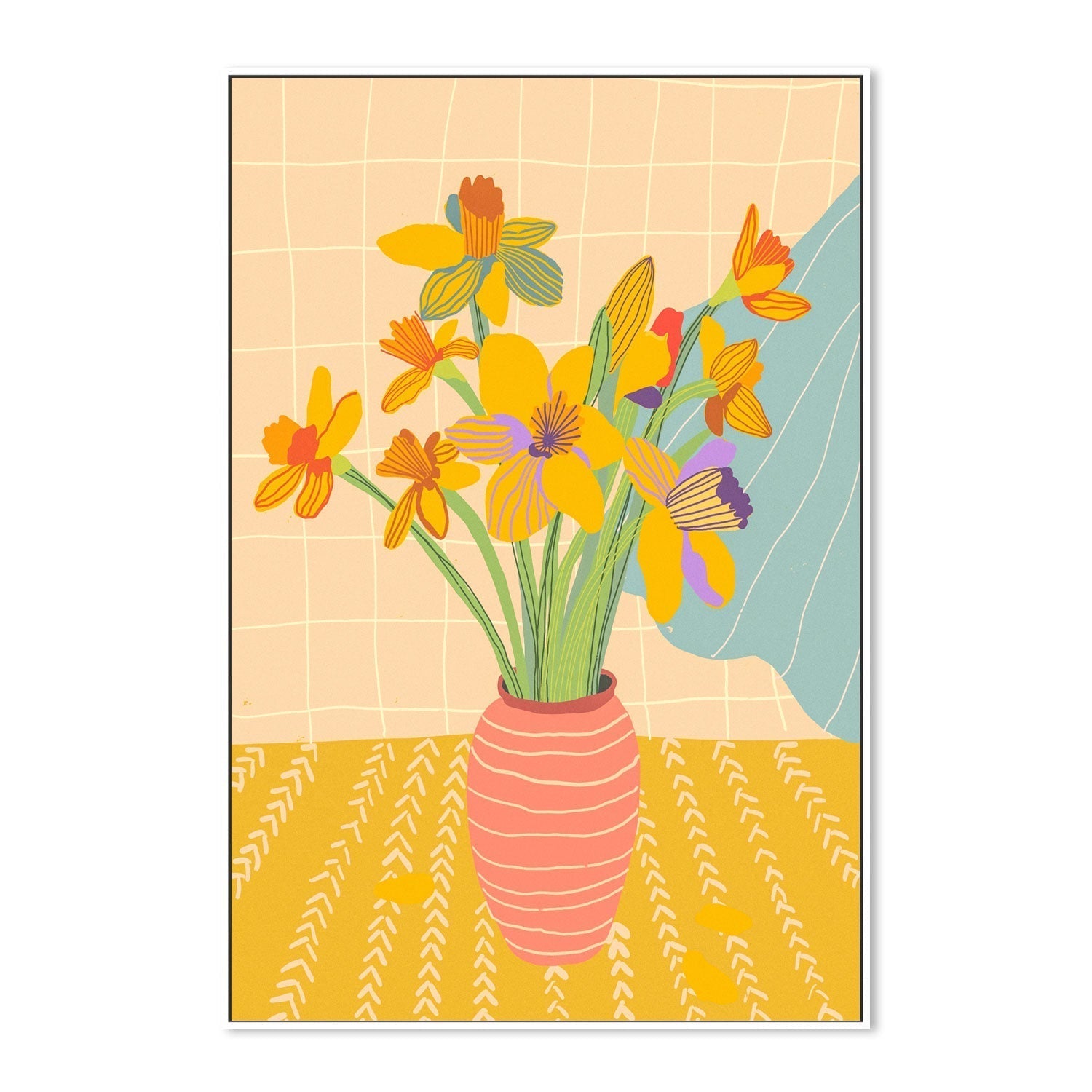 wall-art-print-canvas-poster-framed-Daffodils , By Gigi Rosado-GIOIA-WALL-ART