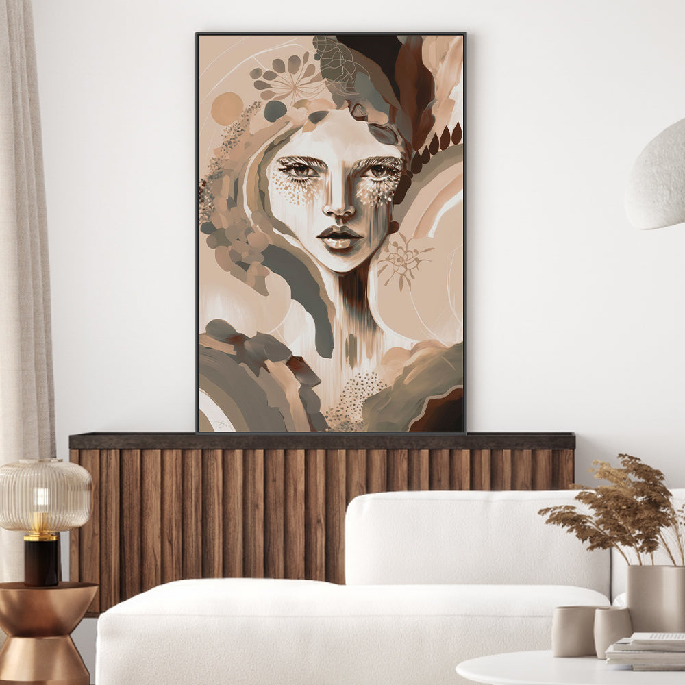 wall-art-print-canvas-poster-framed-Dahlia, Style A, By Bella Eve , By Art Pulse-2