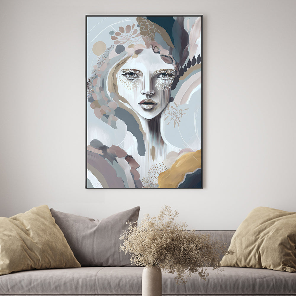 wall-art-print-canvas-poster-framed-Dahlia, Style B, By Bella Eve , By Art Pulse-6