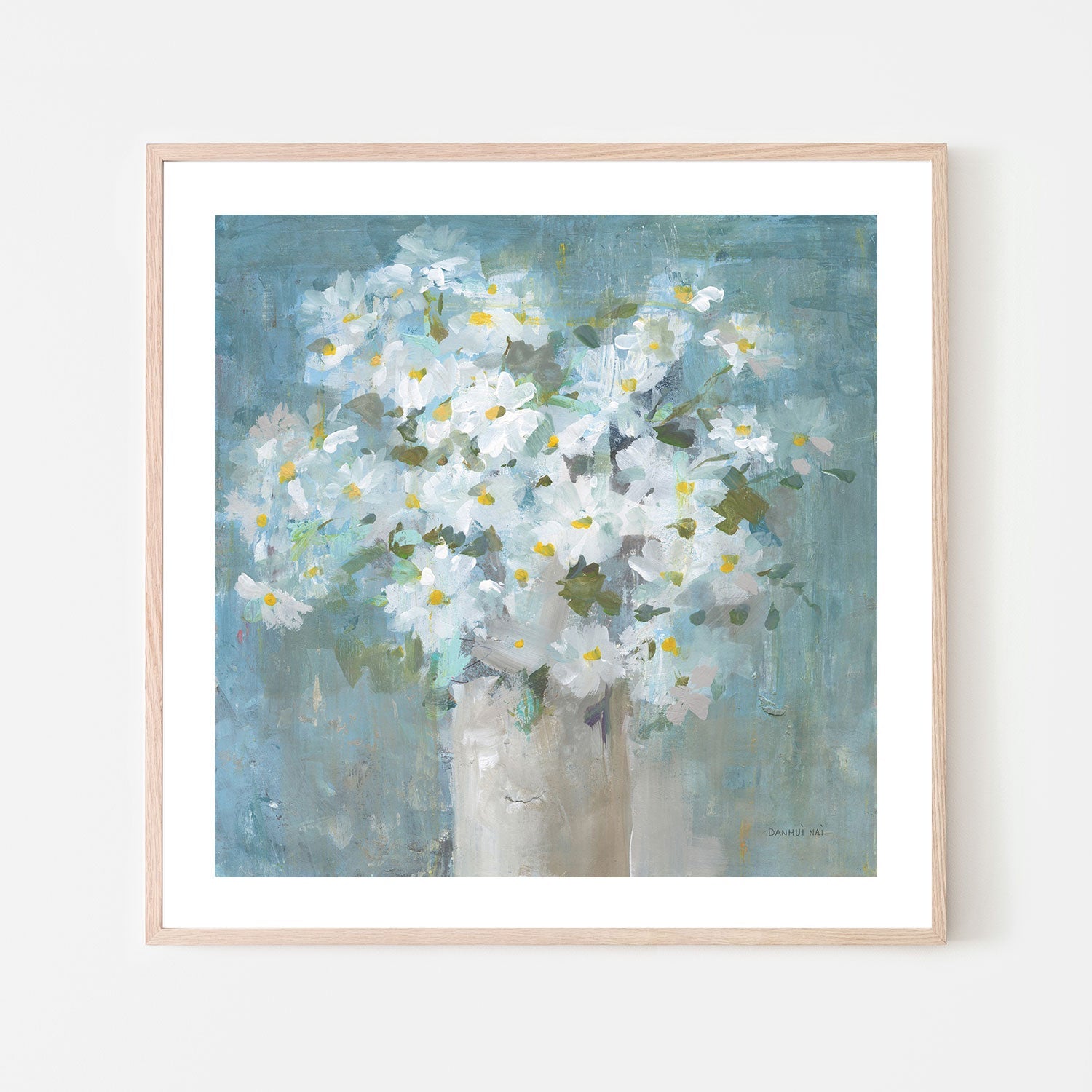 wall-art-print-canvas-poster-framed-Daisies All Day-by-Danhui Nai-Gioia Wall Art