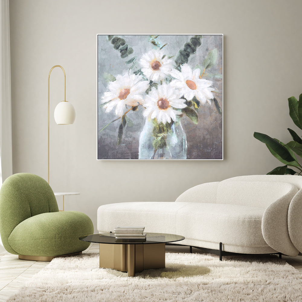 wall-art-print-canvas-poster-framed-Daisy Bouquet, Style A , By Nina Blue-2