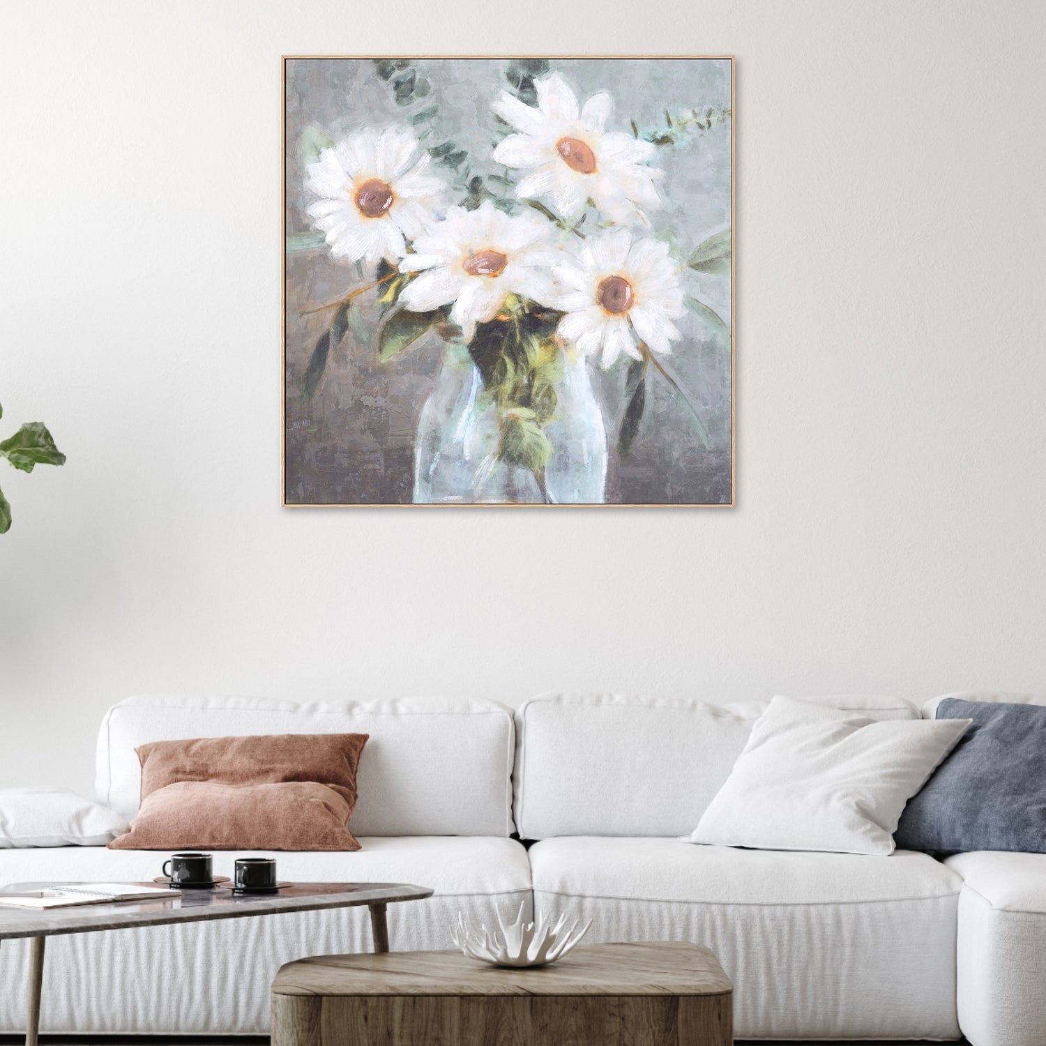 wall-art-print-canvas-poster-framed-Daisy Bouquet, Style B , By Nina Blue-2