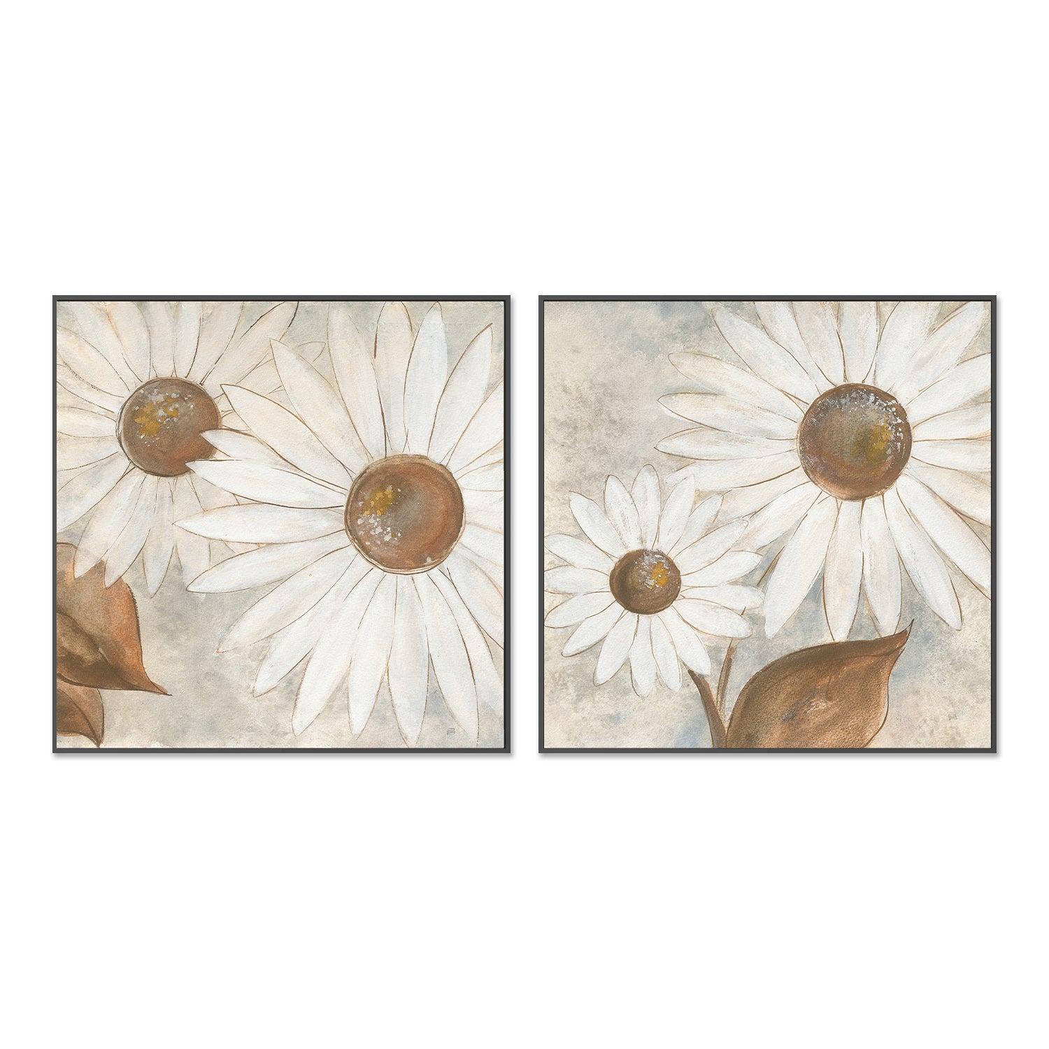 wall-art-print-canvas-poster-framed-Daisy Do, Style A & B, Set Of 2 , By Chris Paschke-GIOIA-WALL-ART