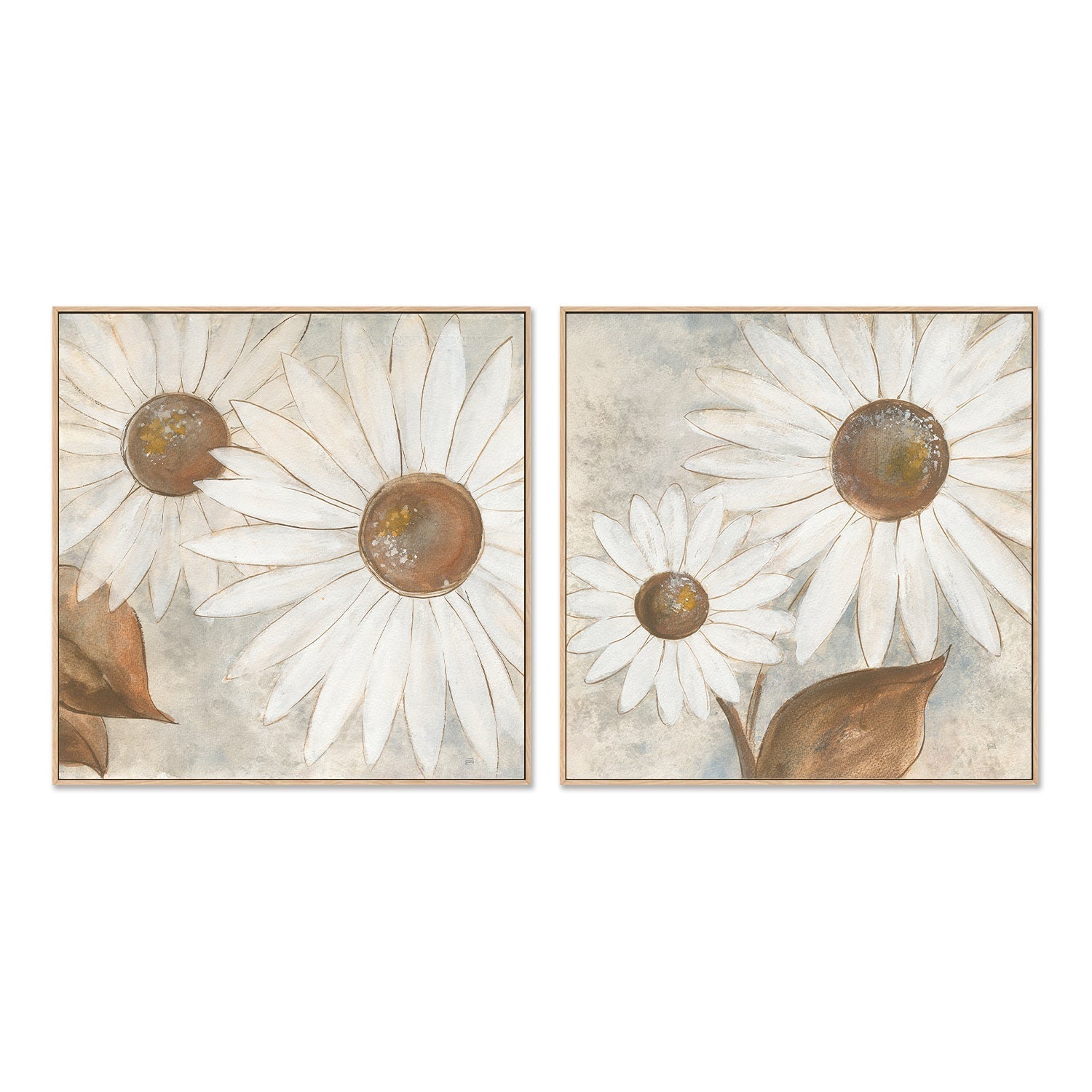 wall-art-print-canvas-poster-framed-Daisy Do, Style A & B, Set Of 2 , By Chris Paschke-GIOIA-WALL-ART