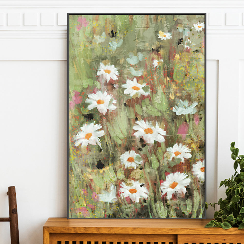 wall-art-print-canvas-poster-framed-Daisy Field, Style A , By Nina Blue-2