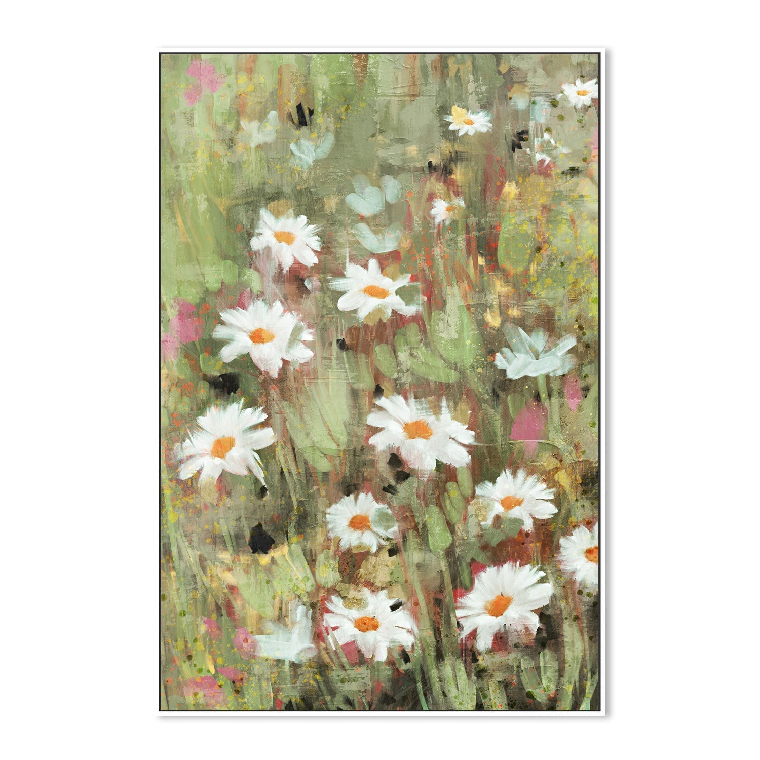 wall-art-print-canvas-poster-framed-Daisy Field, Style A , By Nina Blue-5