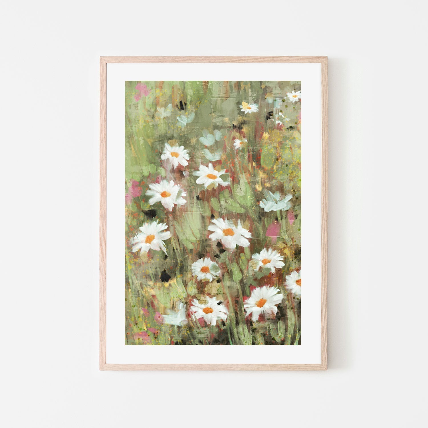 wall-art-print-canvas-poster-framed-Daisy Field, Style A , By Nina Blue-6