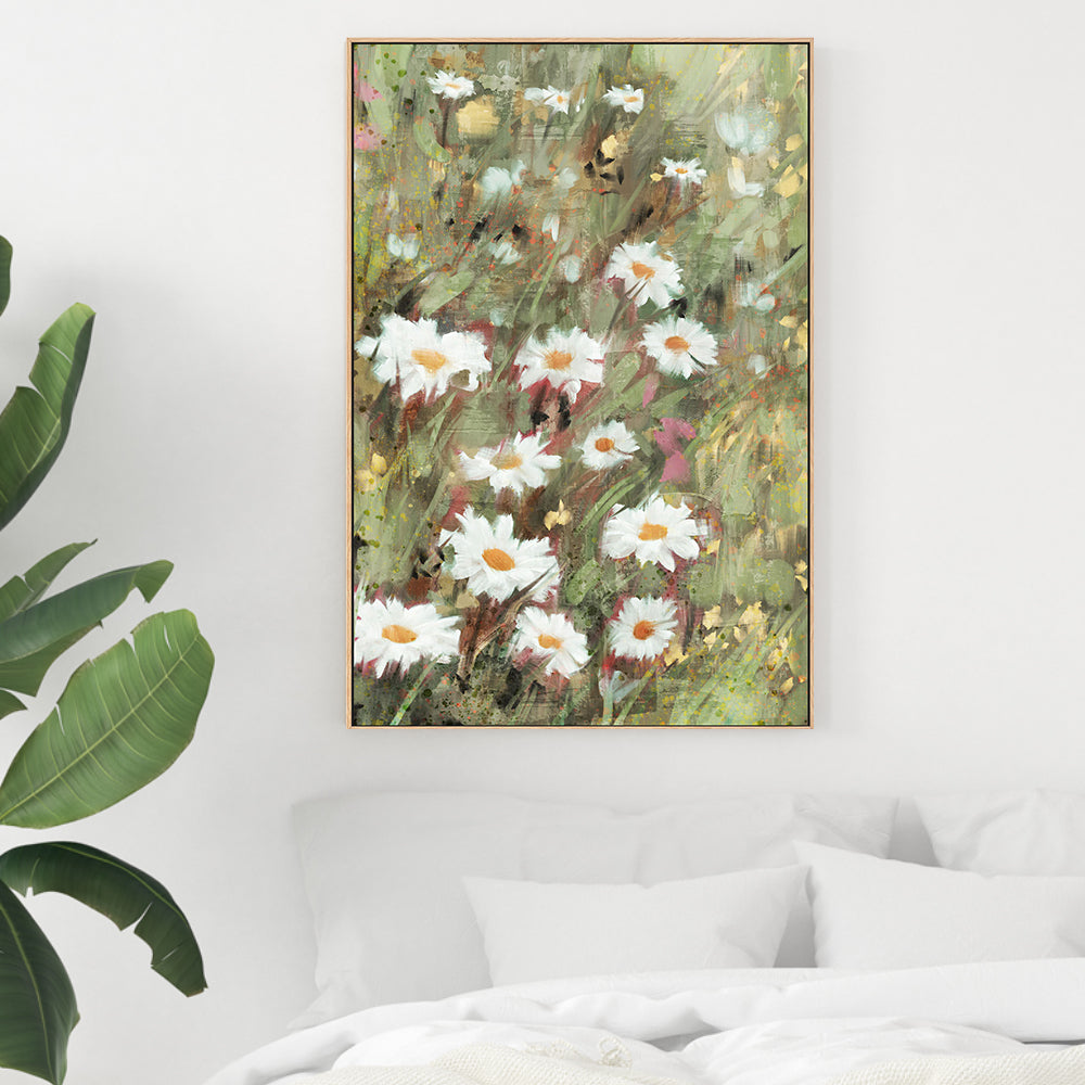 wall-art-print-canvas-poster-framed-Daisy Field, Style B , By Nina Blue-2