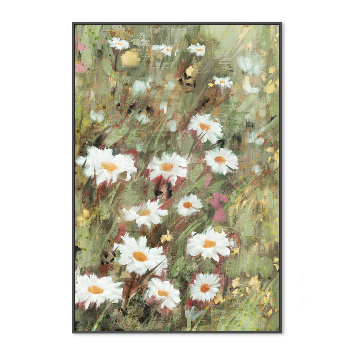 wall-art-print-canvas-poster-framed-Daisy Field, Style B , By Nina Blue-3