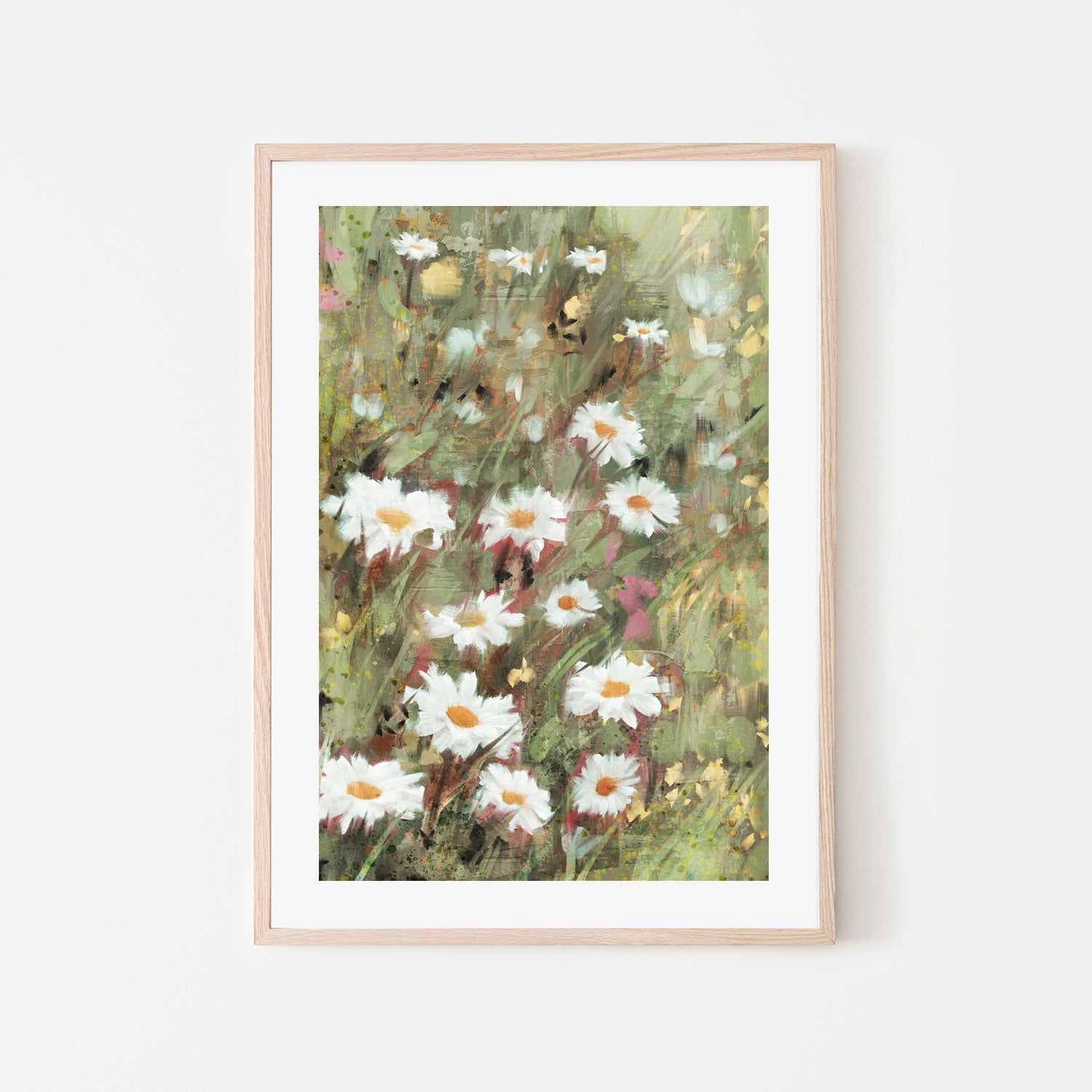 wall-art-print-canvas-poster-framed-Daisy Field, Style B , By Nina Blue-6