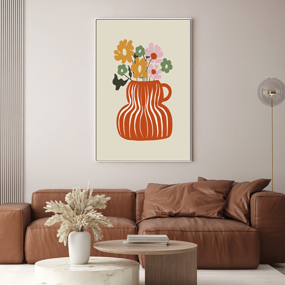 wall-art-print-canvas-poster-framed-Daisy Jar , By Miho Art Studio , By Miho Art Studio-2