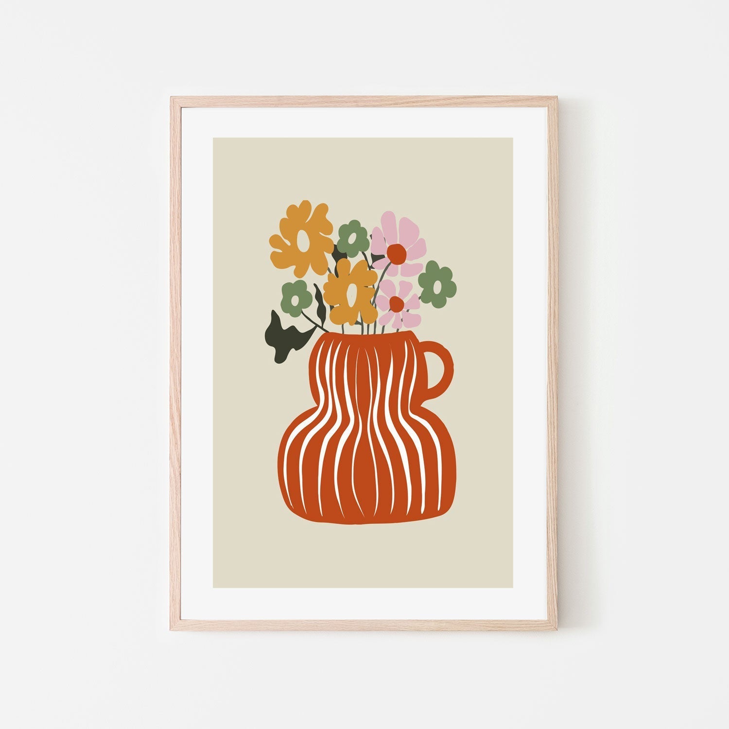 wall-art-print-canvas-poster-framed-Daisy Jar , By Miho Art Studio , By Miho Art Studio-6