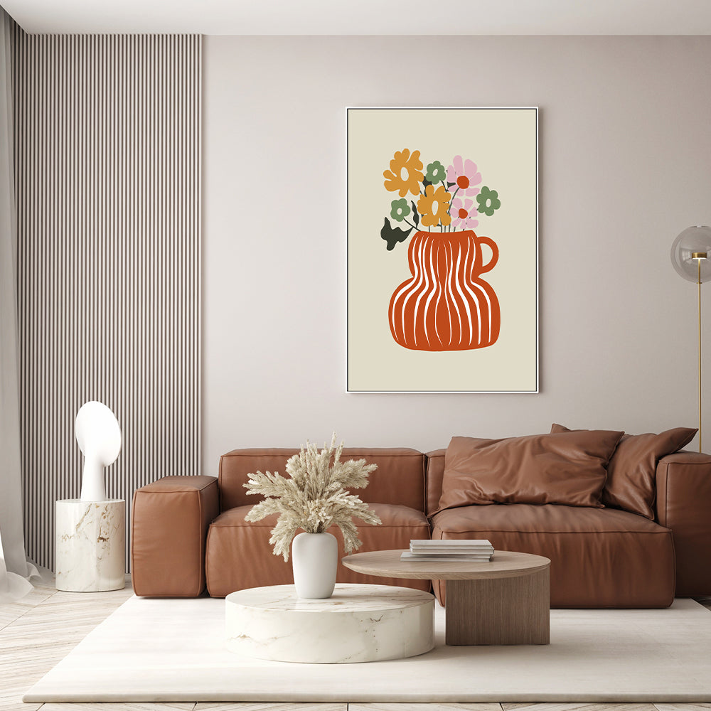 wall-art-print-canvas-poster-framed-Daisy Jar , By Miho Art Studio , By Miho Art Studio-7