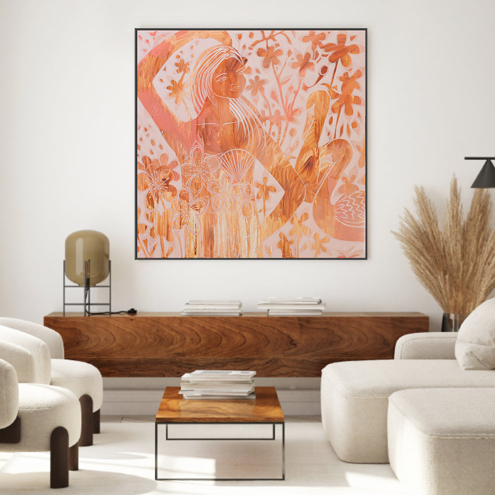 wall-art-print-canvas-poster-framed-Dancing Hearts, Aphrodite Collection , By Amanda Skye-2