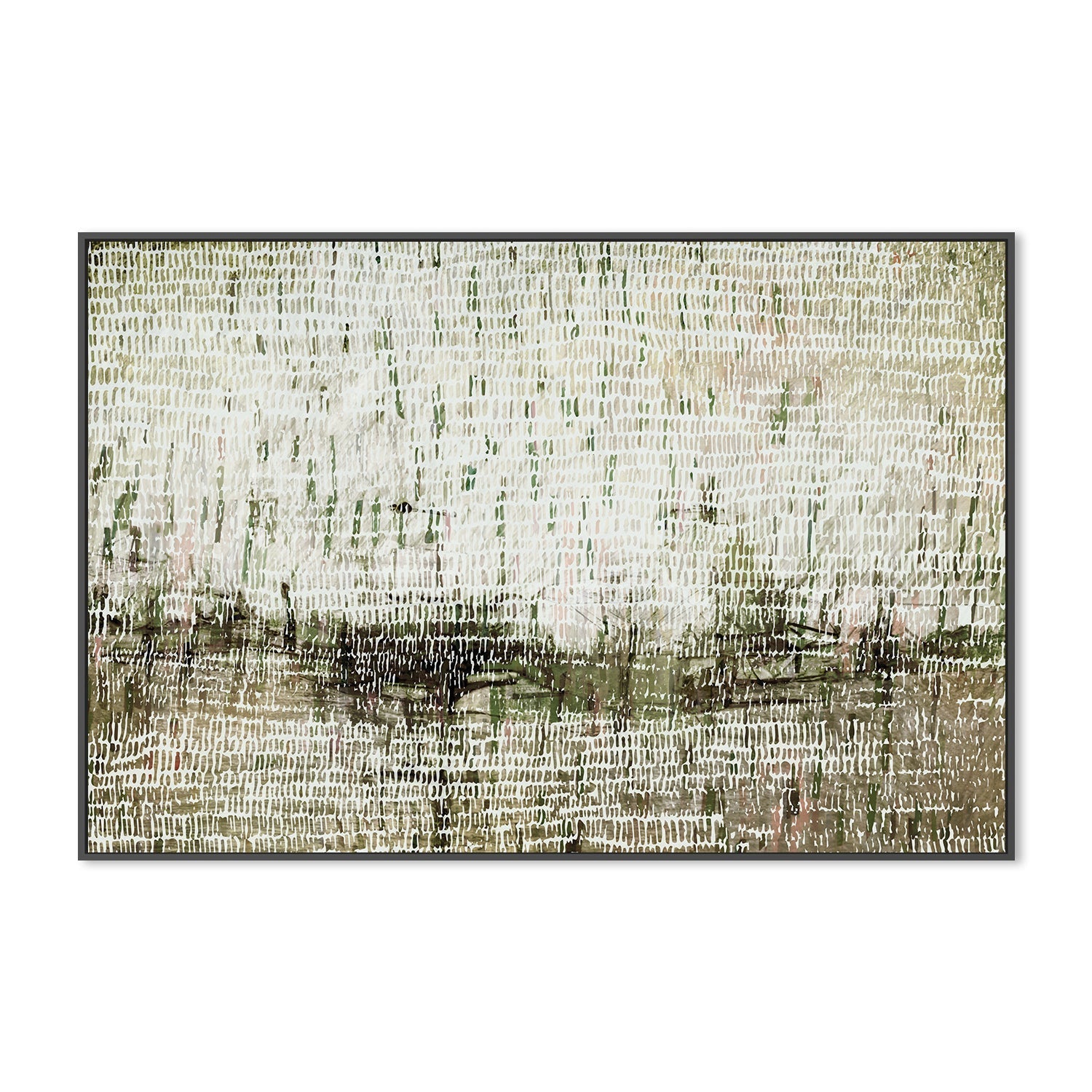 wall-art-print-canvas-poster-framed-Dancing Rain Green , By Dear Musketeer Studio-3