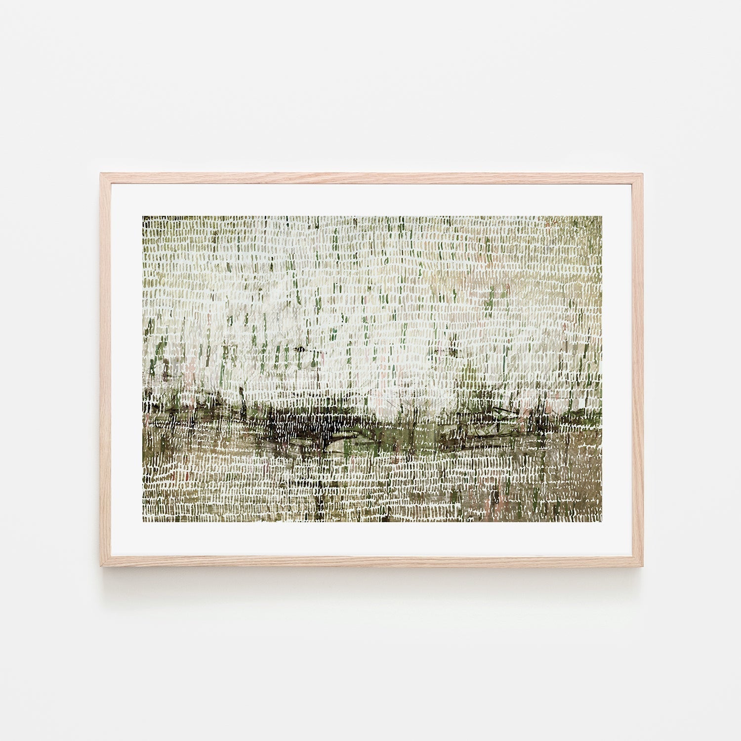 wall-art-print-canvas-poster-framed-Dancing Rain Green , By Dear Musketeer Studio-6