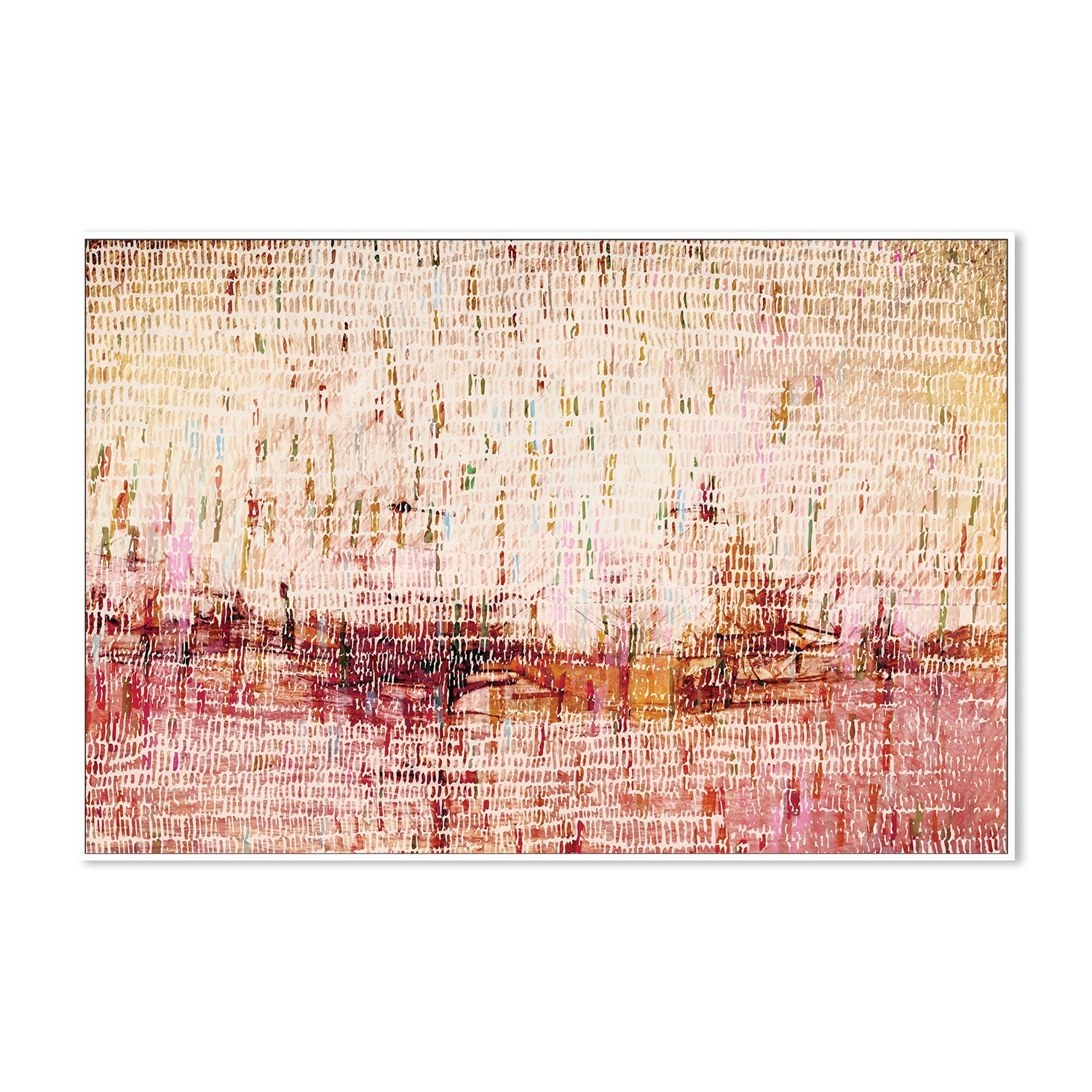 wall-art-print-canvas-poster-framed-Dancing Rain Pink , By Dear Musketeer Studio-5