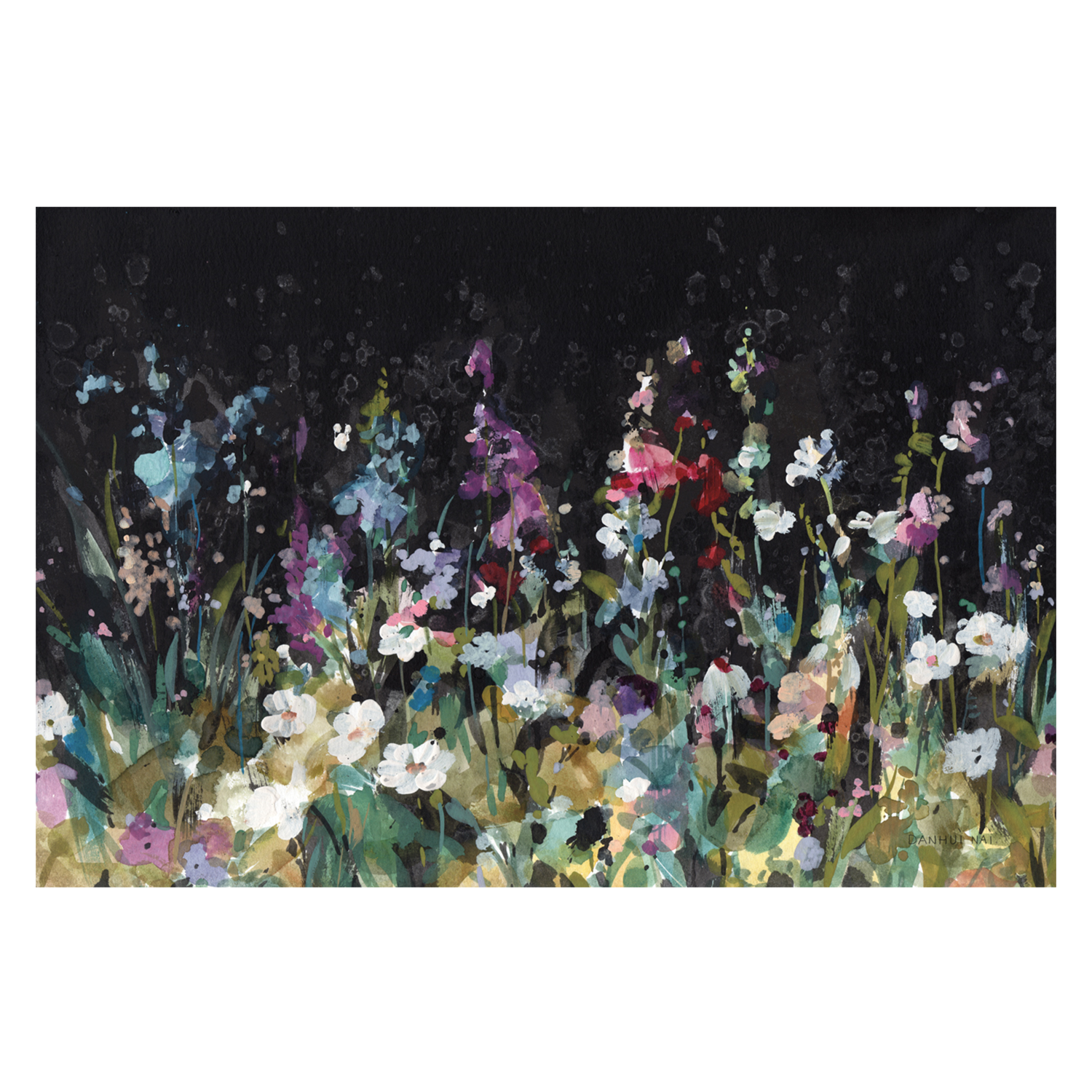 wall-art-print-canvas-poster-framed-Dark Garden , By Danhui Nai-1