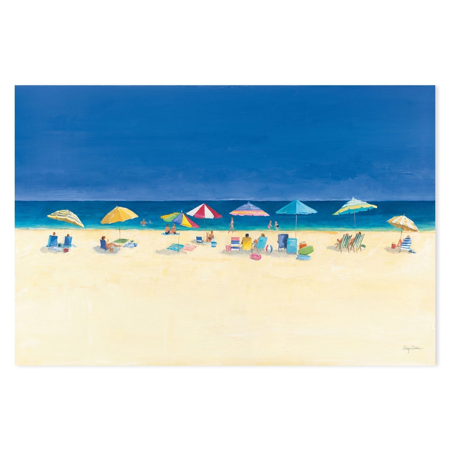 wall-art-print-canvas-poster-framed-Day At The Beach , By Avery Tilmon-GIOIA-WALL-ART