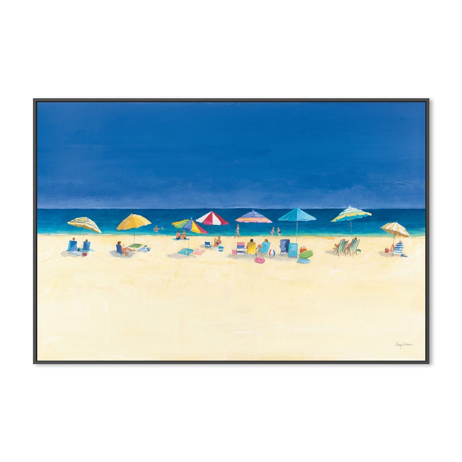 wall-art-print-canvas-poster-framed-Day At The Beach , By Avery Tilmon-GIOIA-WALL-ART