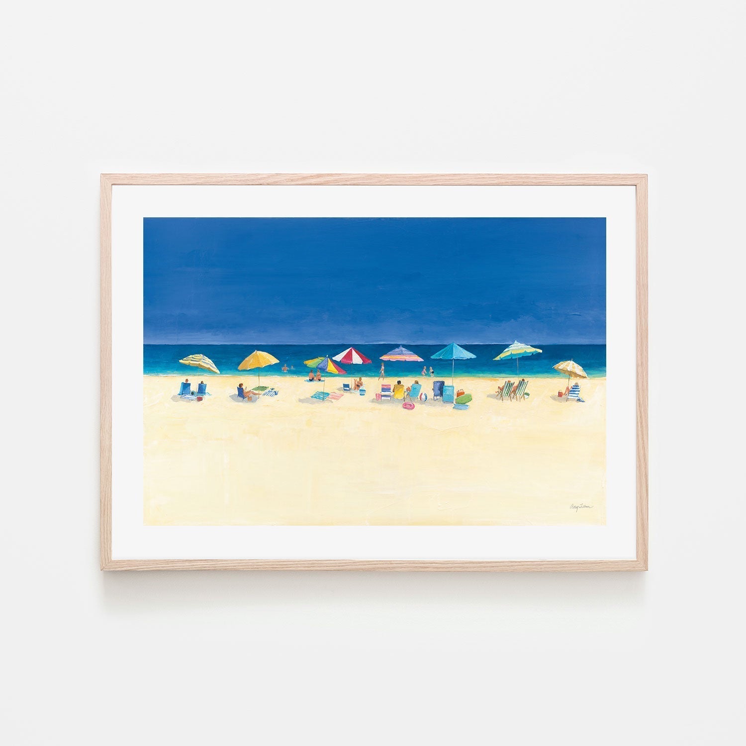 wall-art-print-canvas-poster-framed-Day At The Beach , By Avery Tilmon-GIOIA-WALL-ART