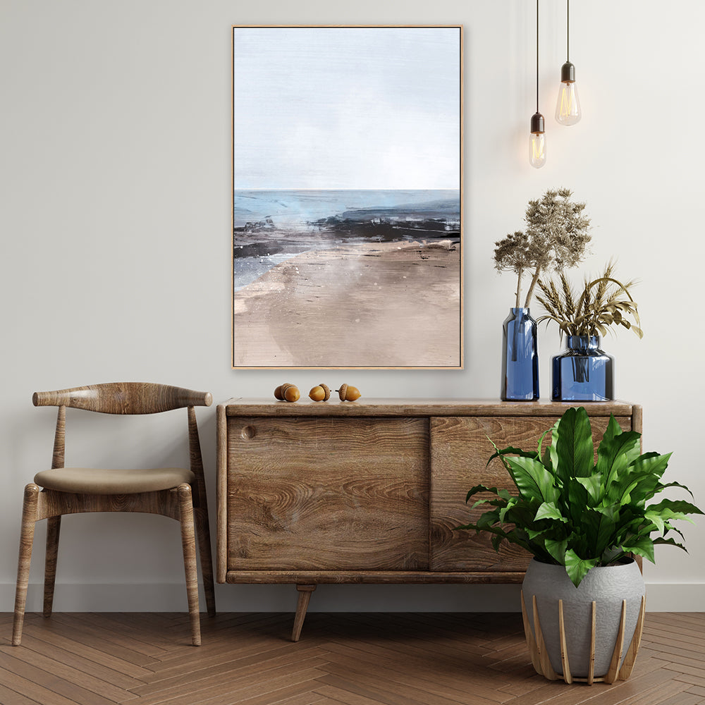 wall-art-print-canvas-poster-framed-Day at The Beach , By Dan Hobday-by-Dan Hobday-Gioia Wall Art