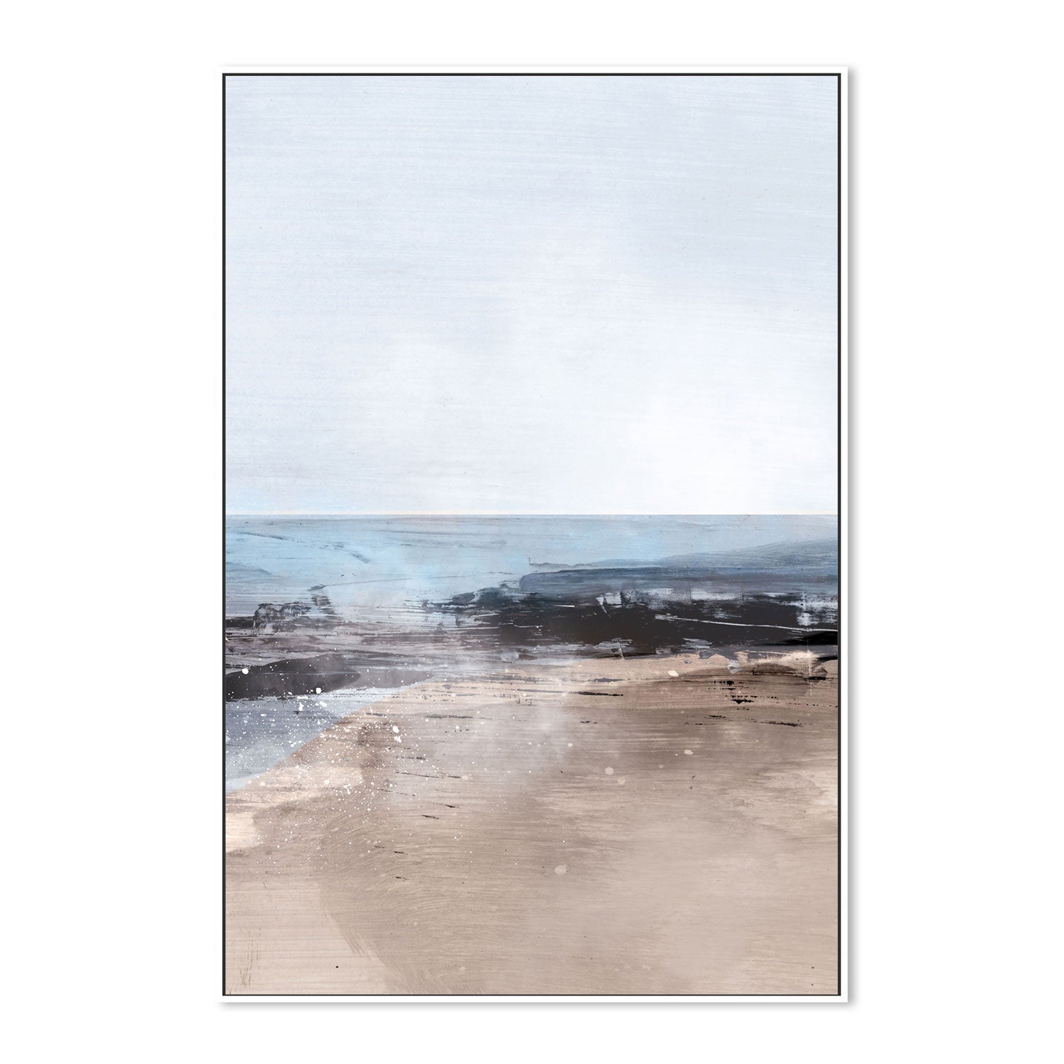 wall-art-print-canvas-poster-framed-Day at The Beach , By Dan Hobday-by-Dan Hobday-Gioia Wall Art