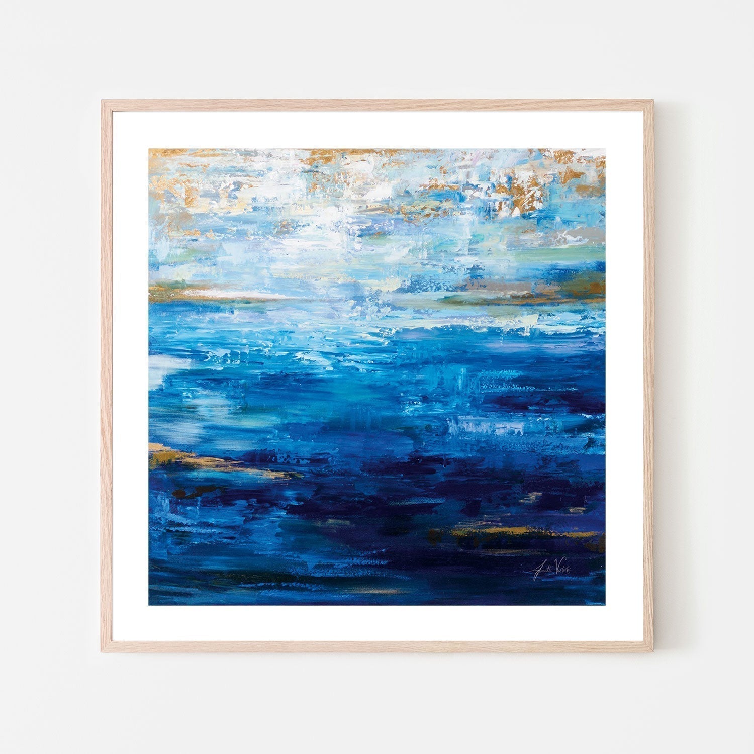 wall-art-print-canvas-poster-framed-Deep Blue-by-Jeanette Vertentes-Gioia Wall Art