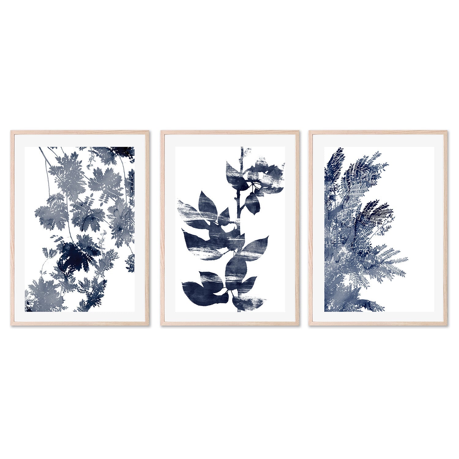 wall-art-print-canvas-poster-framed-Deep Ecology, Style A, B & C, Set Of 3 , By Danushka Abeygoda-6