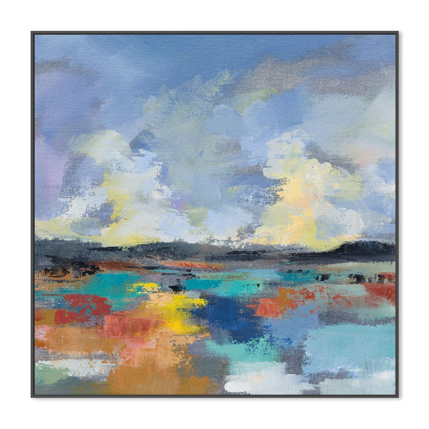 wall-art-print-canvas-poster-framed-Del Mar Lagoon, Style B , By Silvia Vassileva-3