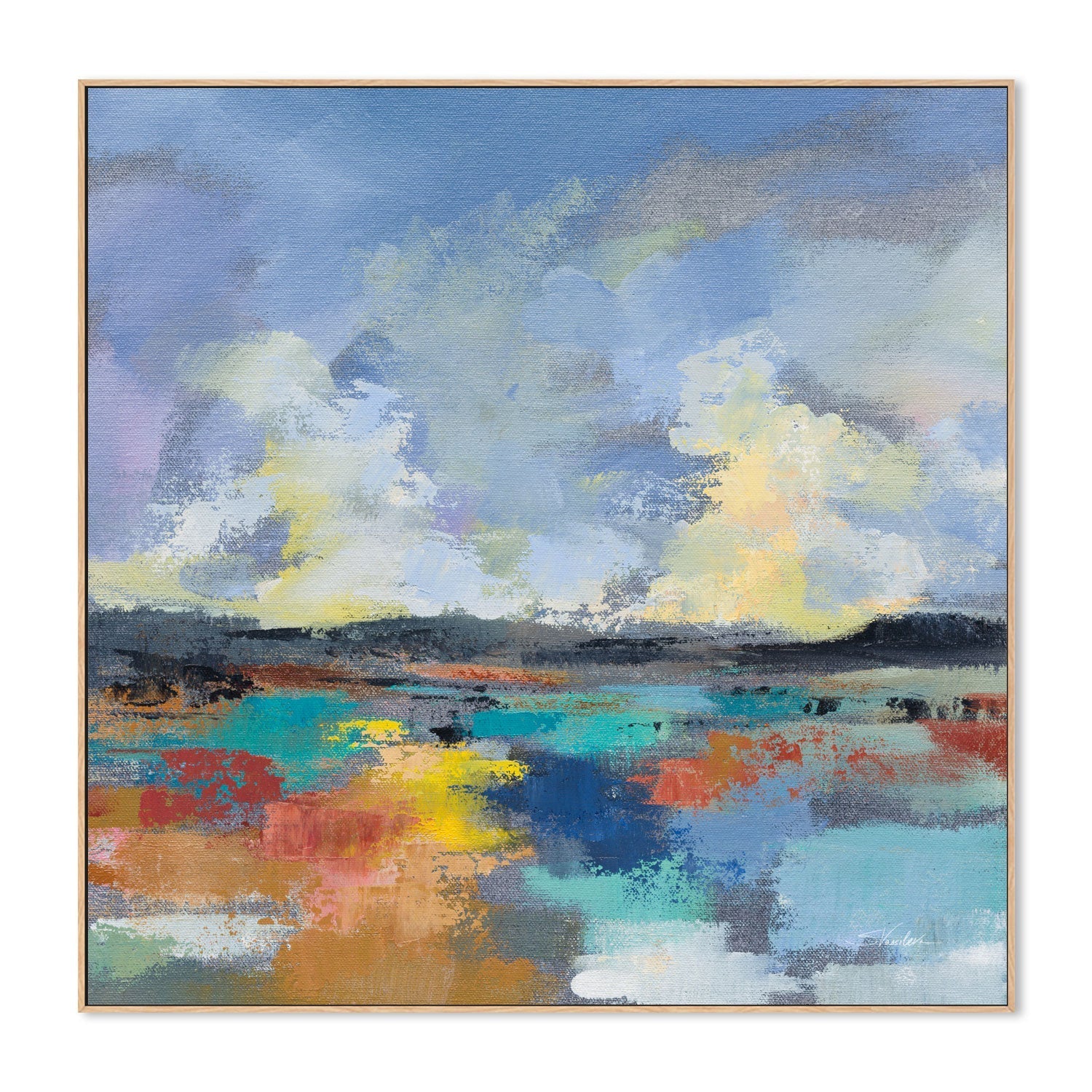 wall-art-print-canvas-poster-framed-Del Mar Lagoon, Style B , By Silvia Vassileva-4