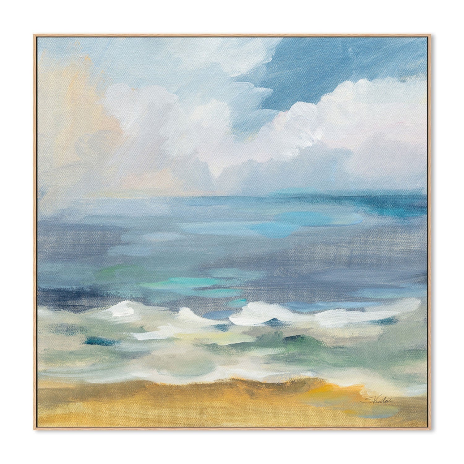 wall-art-print-canvas-poster-framed-Del Mar Sky, Style A-by-Silvia Vassileva-Gioia Wall Art