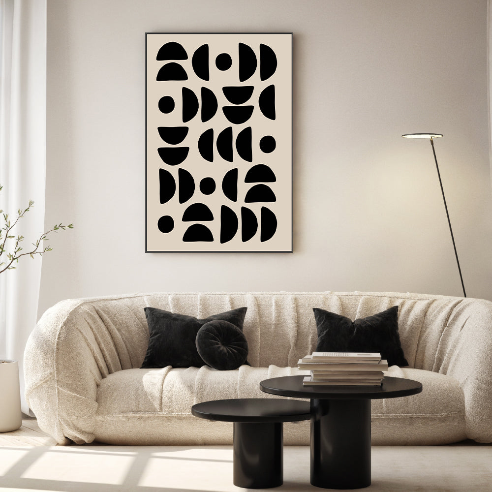 wall-art-print-canvas-poster-framed-Delicate Balance In Black , By Elena Ristova-GIOIA-WALL-ART