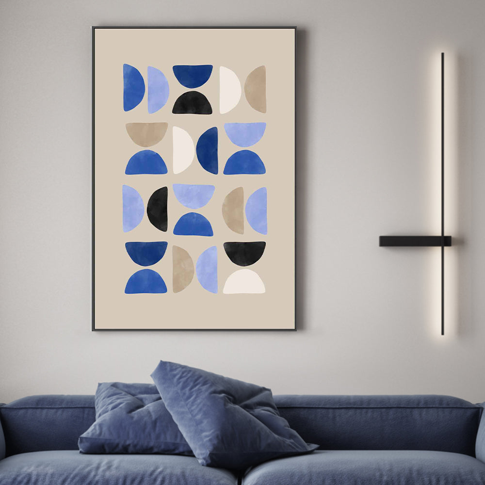 wall-art-print-canvas-poster-framed-Delicate Balance In Mixed Colours , By Elena Ristova-GIOIA-WALL-ART