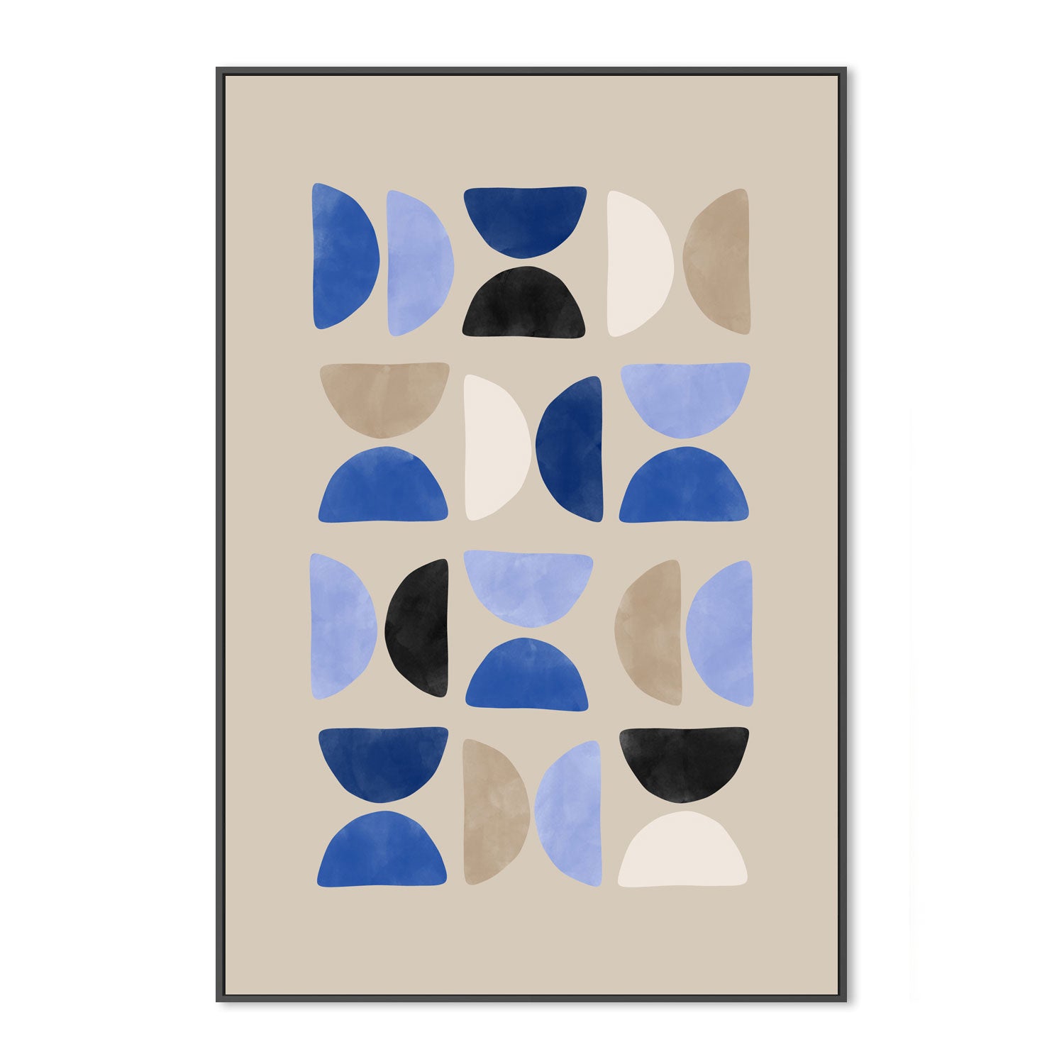 wall-art-print-canvas-poster-framed-Delicate Balance In Mixed Colours , By Elena Ristova-GIOIA-WALL-ART