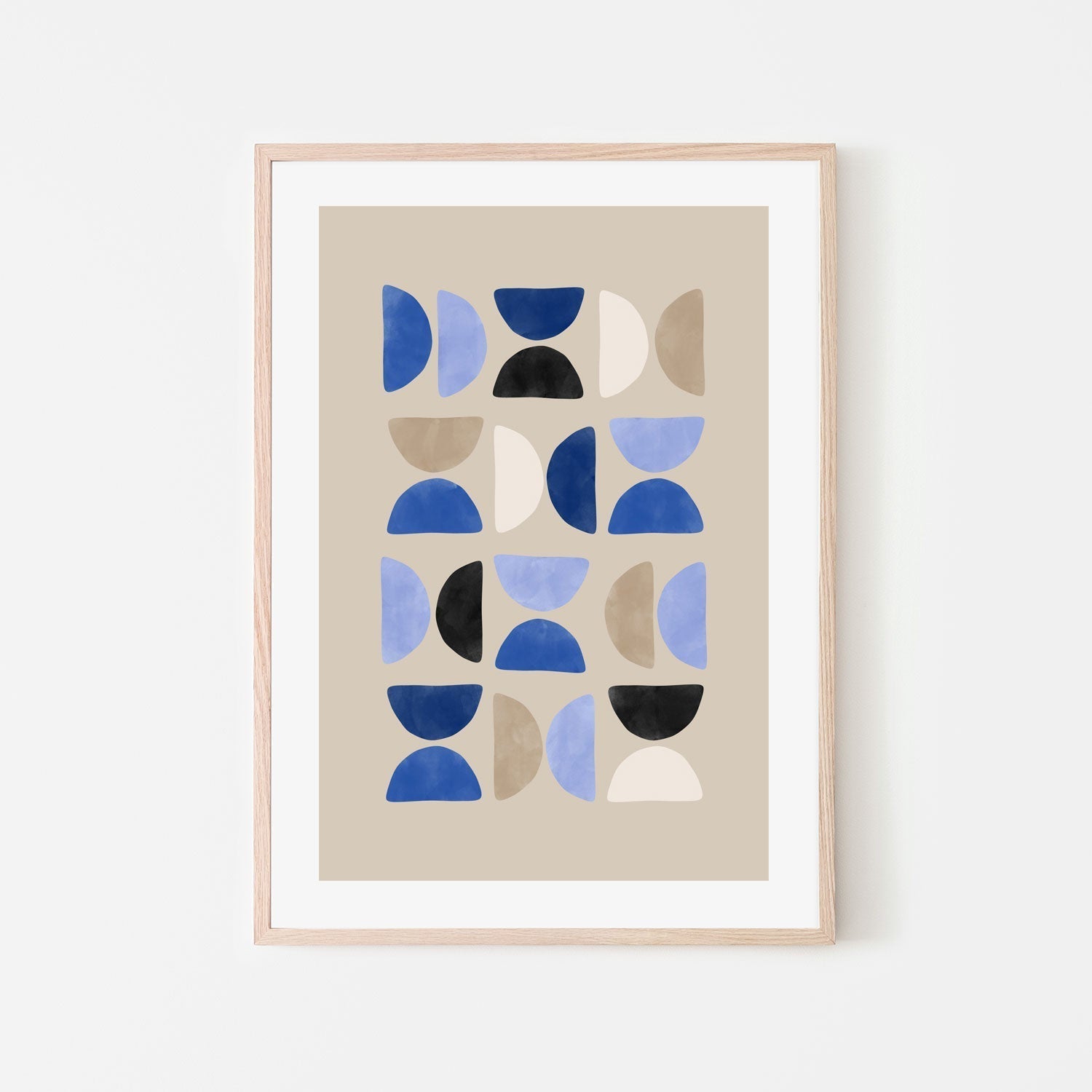 wall-art-print-canvas-poster-framed-Delicate Balance In Mixed Colours , By Elena Ristova-GIOIA-WALL-ART