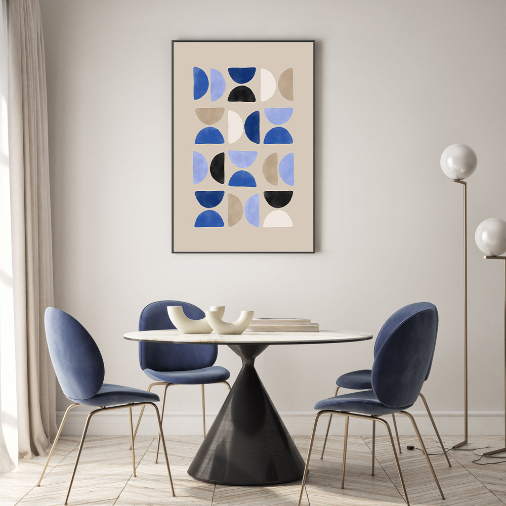 wall-art-print-canvas-poster-framed-Delicate Balance In Mixed Colours , By Elena Ristova-GIOIA-WALL-ART