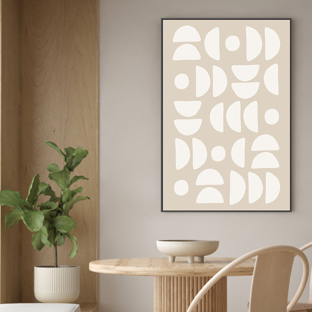 wall-art-print-canvas-poster-framed-Delicate Balance In White , By Elena Ristova-GIOIA-WALL-ART