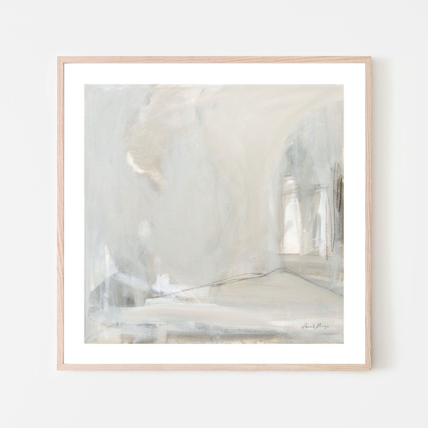 wall-art-print-canvas-poster-framed-Delicate Gray-by-Pamela Munger-Gioia Wall Art